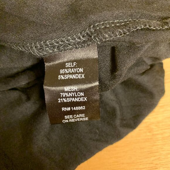 Torrid dress SZ 3/3X (22-24) black sheer bodice & shoulders feminine goth - Picture 7 of 10